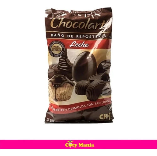 Chocolart Chocolate De Baño Con Leche X 1 Kg 1