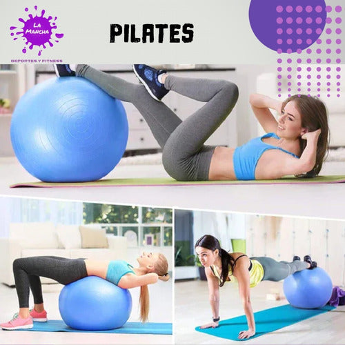 KRV Pelota Esferodinamia 55 Pilates Yoga Rehabilitación Fitball 3