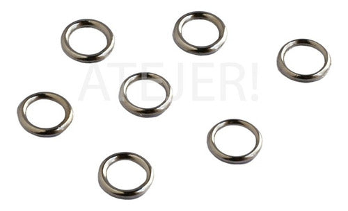 Atejer Metallic Bra Rings Zamak Z15 15mm X100 Pcs Approx 0