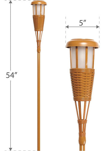 ~? Newhouse Lighting Fltorch4az Antorchas De Isla Parpadeant 4