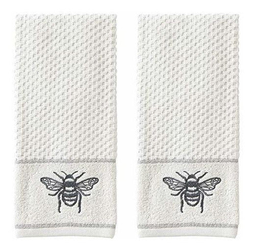 SKL Home De Saturday Knight Ltd. Hand Towel Set Farmhouse Bee 0