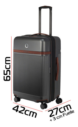 Medium Rigid Crossover Gigi Suitcase 100% Polycarbonate 14