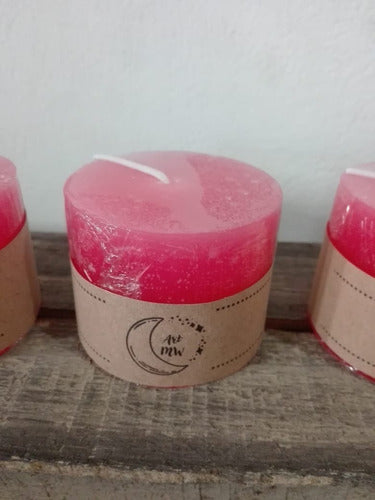 Pack of 3 Paraffin Scented Candles, 6x5 cm, Assorted Colors 0
