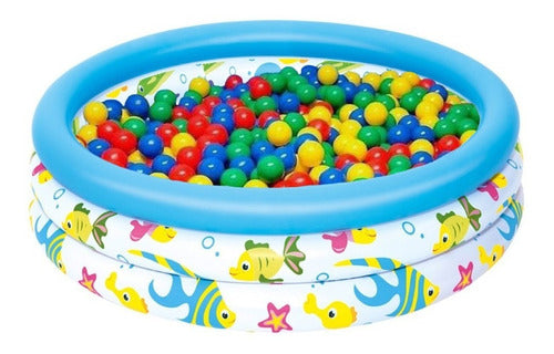 Bestway Inflatable Baby Pool with 100 Balls 0