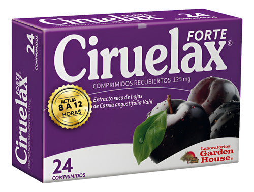 Ciruelax® Forte 125mg X 24 Comprimidos - Laxante 0