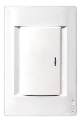 Kalop Light Switch Armada Civil 1 Point Teclón [Pack of 5] 0