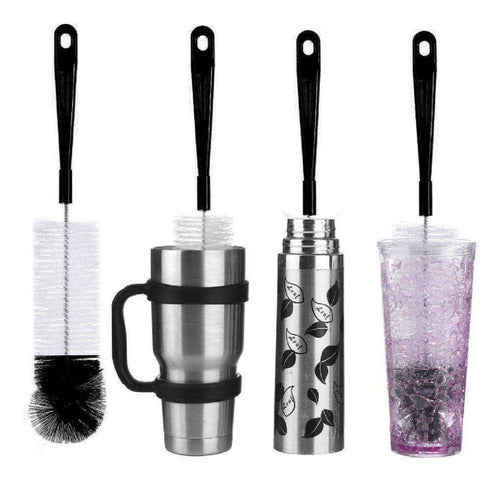 JTA STORE TECHNOLOGY Bottle Cleaning Brush Set - 5 Multi-Purpose Brushes 6