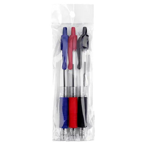 RAEXPRESSUY Retractable Pen With Grip Set of 3 Units (002) 0