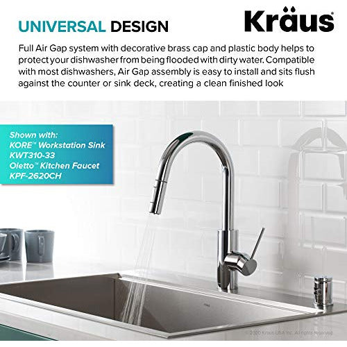 Kraus Dishwasher Air Gap - D 1