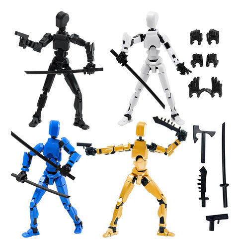 Conjunto De Figuras De Acción Titan T13, Colores Variados 0