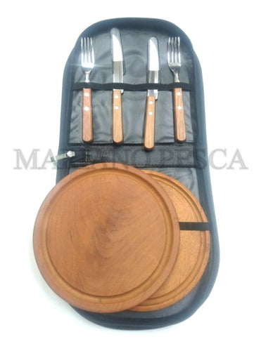 Depredador Set De Asado Camping Para 2 Personas - Varios Colores 0