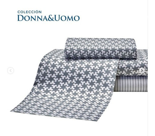 Danubio Donna & Uomo 2 1/2 Plazas 144H Bed Sheet Set 7