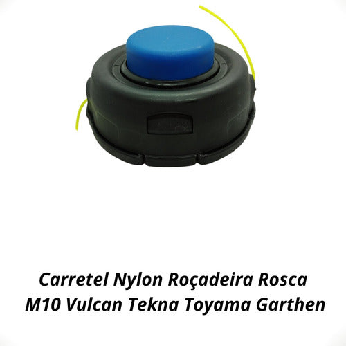 Carretel Automático Roçadeira Rosca M10 Vulcan Tekna Garthen 2