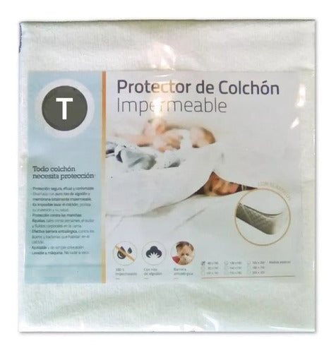 Todocolchon Protector Funda Cubre Colchon Impermeable 80 X 190 1 Plaza Si 0