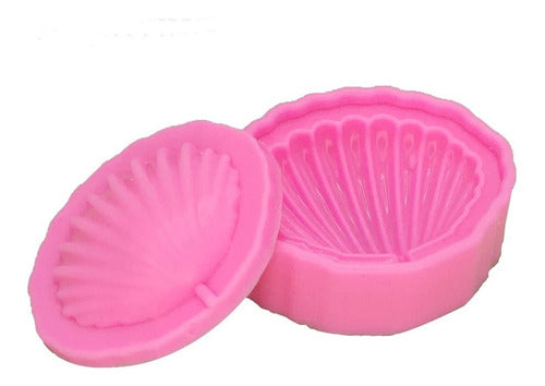 Molde De Silicone Concha 3d Para Confeitaria E Biscuit 4