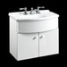 Amube Vanitory Roma 50cm Wall-Mounted Melamine with 3-Hole Basin 3