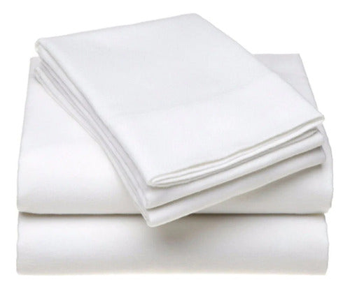 Guibor Ultra Soft 180 Thread Count White Twin Sheet Set 0