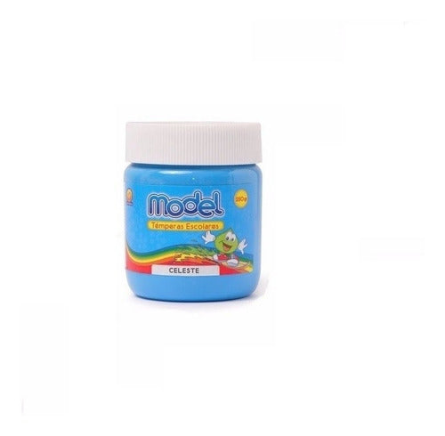 Model Tempera Pote 250 Grs Colores X Unidad Caballito 6