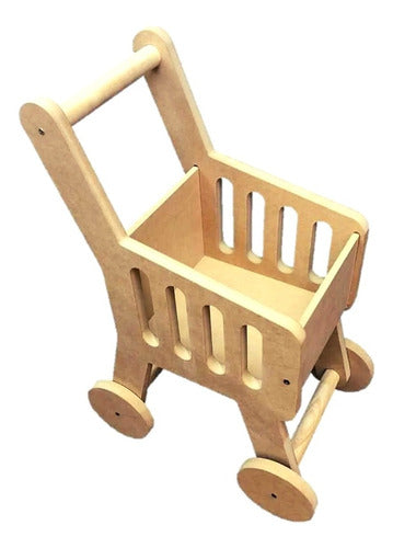 Wooden Toy Shopping Cart - Montessori Line 0