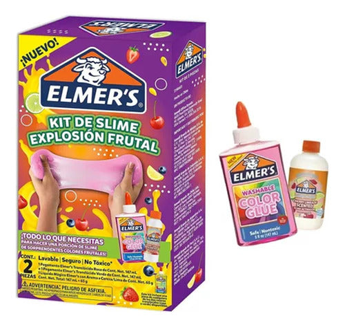 Elmer's Fruity Explosion Slime Kit - Set of 2 Pieces 0