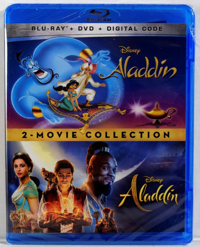 Disney Aladdin 2 Movie Collection Blu-ray + DVD 1992 + 2019 0