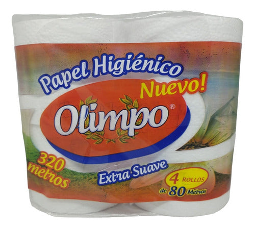 Papel Higiénico Olimpo!!! Pack 6 Paquetes 4 Rollos 80 Mts. 0