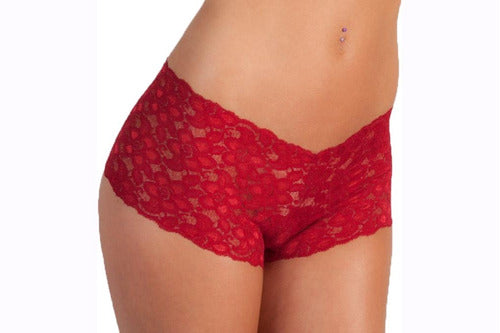 Dime Quien Eres Special Size Lace Culotte Pack of 3 - Model 103 5