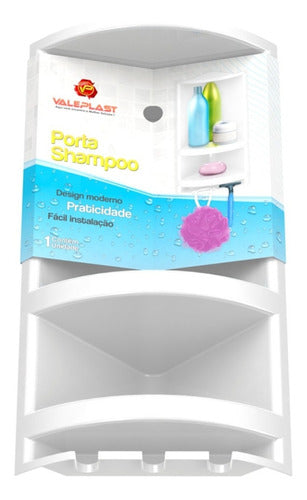 Mueble Esquinero Plástico Porta Shampoo Para Ducha / Baño 0