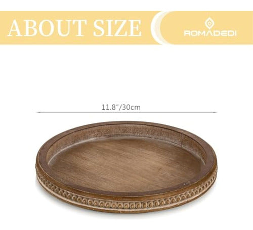 Romadedi - Wooden Tray for Home Decoration 4