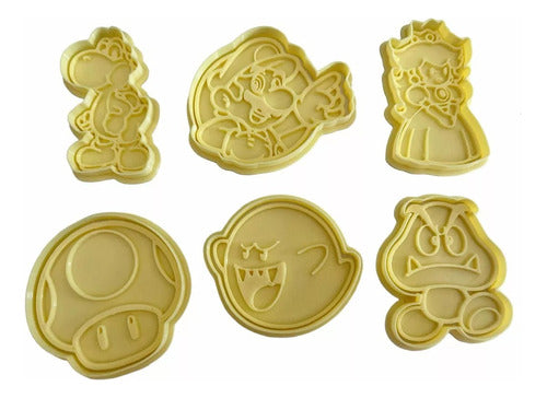 Mario Bross Fondant Cookie Cutter Kit 0