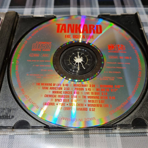 Tankard - Fat Ugly & Live - Cd Importado 17 Tracks 3