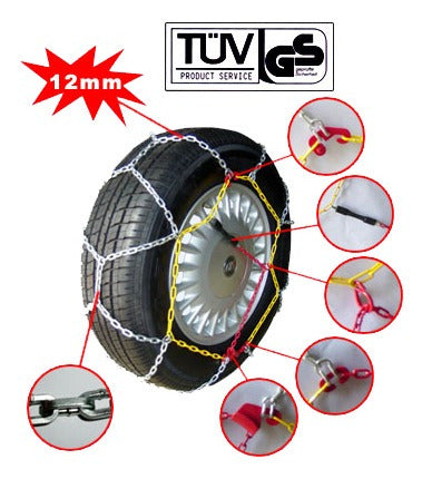 Snow and Mud Chains for 155-13 Car Wheels Iael CD-40 1