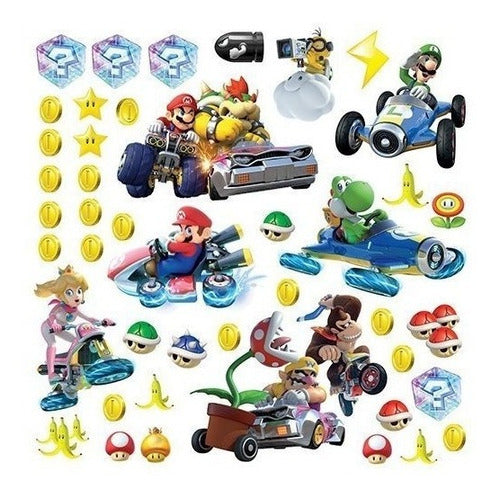 RoomMates Vinilo Decorativo Pared Mario Kart 8 Nintendo 0