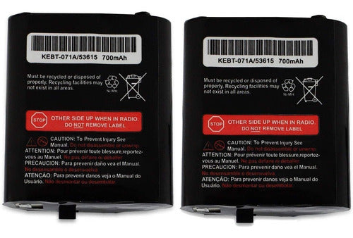 Yaotop 2 Batteries For Motorola 53615 M53615 Kebt-071-a Kebt-071-b 0