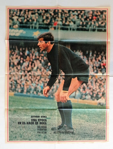 Lamina Boca Juniors 1969 - Antonio Roma - El Grafico 0