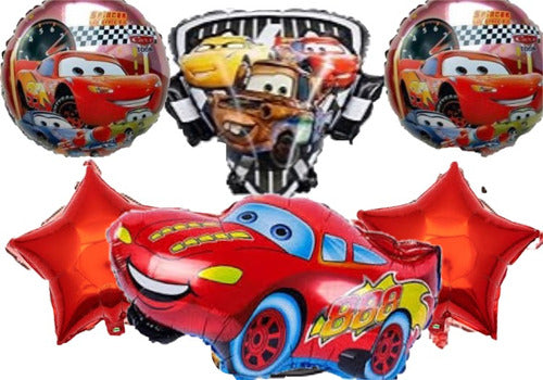 Generic Rayo McQueen Cars Balloon Set for Birthdays Decoration 0