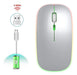 2.4 GHZ Wireless Mouse M40: Rechargeable Battery & LED Lights 2