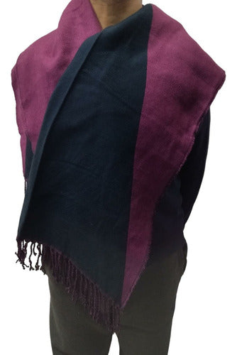 Generica Ruana, Scarf, Pashmina, Very Soft and Lightweight - Bicolor 0