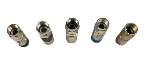 Modultechnics RG6 Premium Compression Connector Pack of 5 Units 1