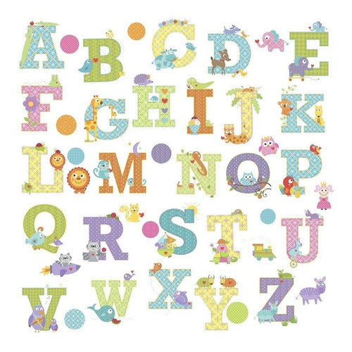 RoomMates Decorative Vinyl Wall Decal Alphabet 0