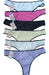 Pack of 6 Cotton Lycra Super Special Size Printed Thongs 31