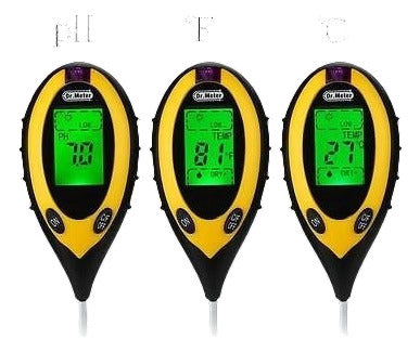 Dr. Meter 4-in-1 LCD Soil Tester for Temperature, Humidity, Light, and pH 1