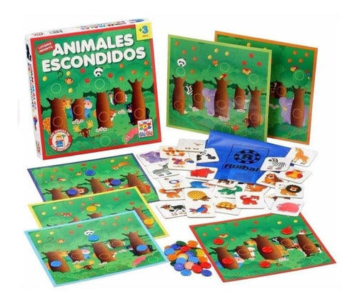 Ruibal Animals Escondidos Don Rastrillo Board Game 1