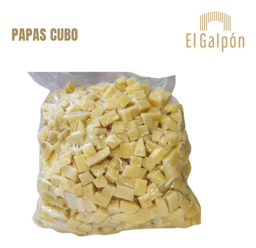 El Galpón 14mm Peeled and Cubed Potatoes 1