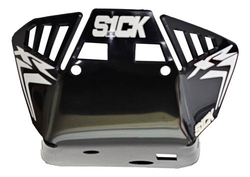 Sick Racing Black Plastic Skid Plate with Tornado Gear Cover 4