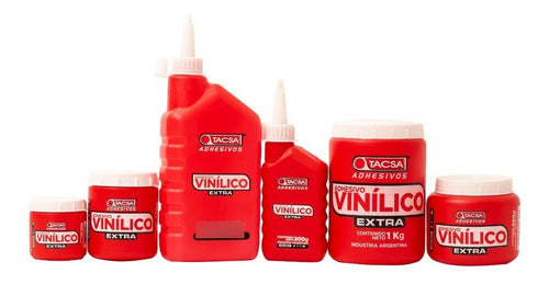 Tacsa Vinyl Adhesive Extra Tacsa Bottle with Spout X 200g 3