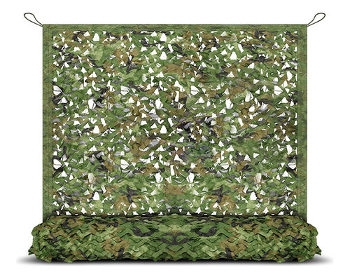 DUNCHATY Camouflage Netting Reinforced for Camping Deco Shade 3x1.5m 0