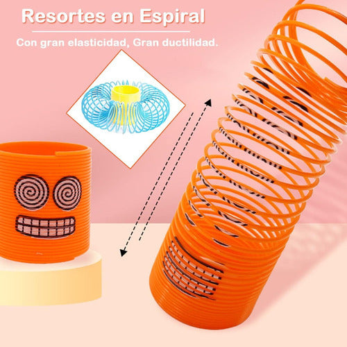 Resorte Mágico Emoji  Juguete Piñata Souvenir X 20 5