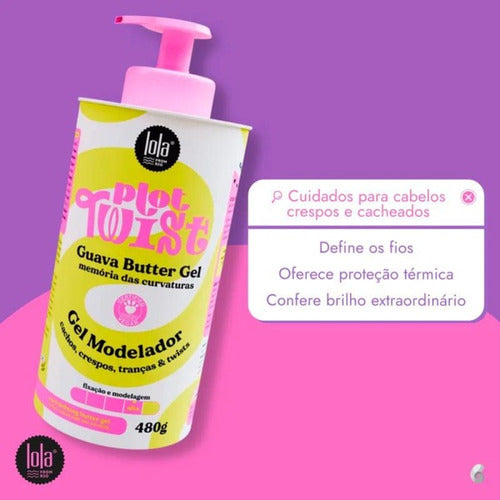 Lola Cosmétics Gel Modelador Fijación Alta - Cabellos Rizados 1