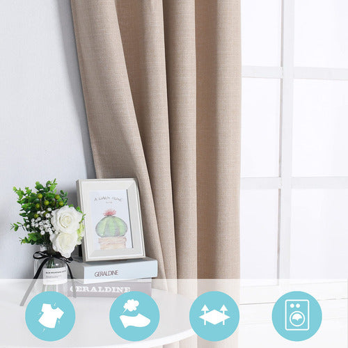 Lushleaf Cortinas Opacas Para Dormitorio, Sala De Estar, Coc 3